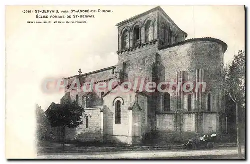 Cartes postales St Andre De Cubzac Eglise Romane De St Gervais