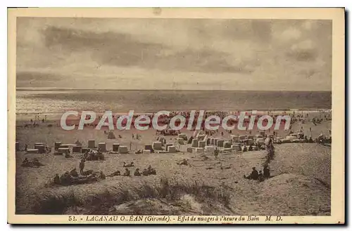 Cartes postales Lacanau Oc�an Effet De Nuages � l'heure du bain