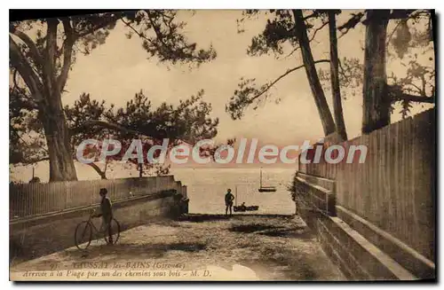 Cartes postales Thossat Les Bains Arrivee A La Plage Par Un Des