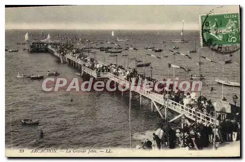 Cartes postales Arcachon La Grande Jetee