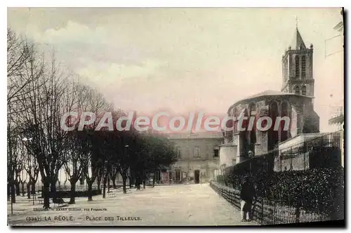 Cartes postales La Reole Place Des Tilleuls