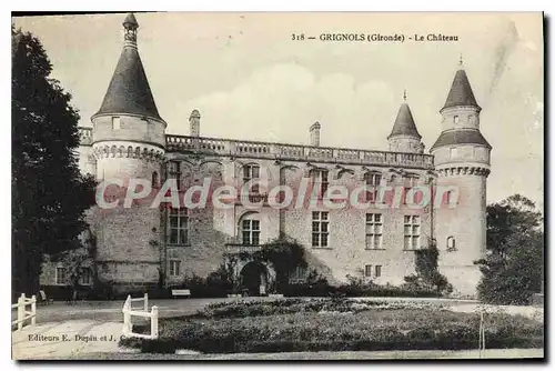 Ansichtskarte AK Grignols Le Chateau