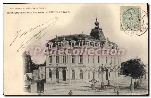 Cartes postales Coutras Pres Libourne L'Hotel De Ville