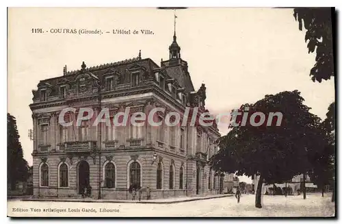 Cartes postales Coutras L'Hotel De Ville