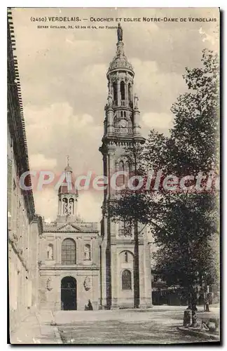 Ansichtskarte AK Verdelais Clocher Et Eglise Notre Dame De