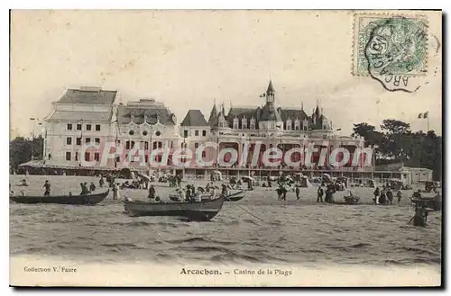 Cartes postales Arcachon Casino De La Plage