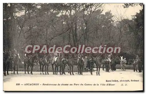 Cartes postales Arcachon Rendez Vous De Chasse Au Casino