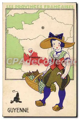 Cartes postales La Guyenne Les Provinces Francaises