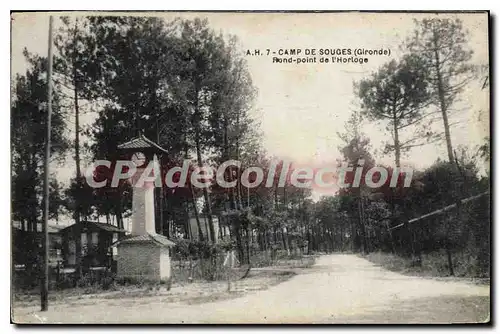 Ansichtskarte AK Camp De Souges Rond Point De I'Horloge