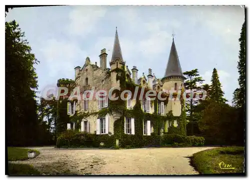 Moderne Karte Leognan Chateau Fontei