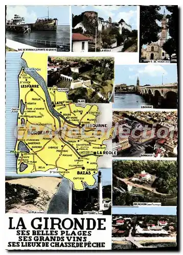 Cartes postales moderne La Gironde Ses Belles Plages Ses Grands vins