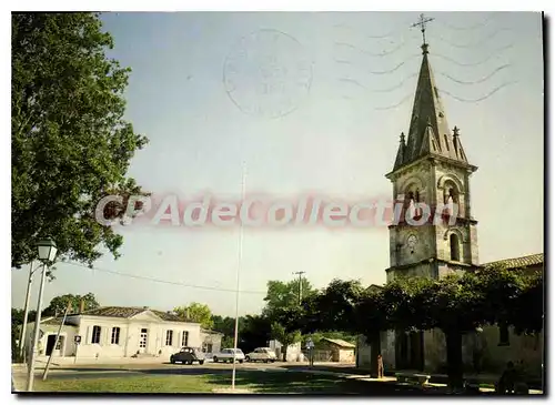 Cartes postales moderne La Mairie Et I'Eglise Martignas Gazinet