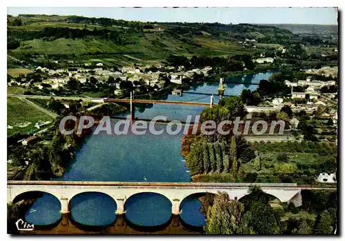 Cartes postales moderne Sainte Foy La Grande Les Trois Ponts Sur La Dordogne