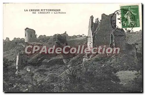Cartes postales Crozant Les Ruines