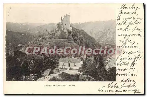 Cartes postales Crozant Ruines