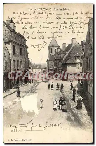 Cartes postales Ahun Rue Des Sabots