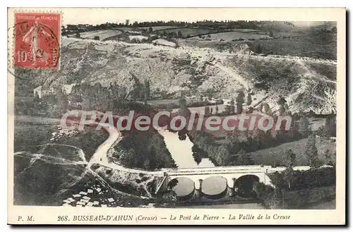 Cartes postales Busseau D'Ahun Le Pont De Pierre La Vall�e De La Creuse