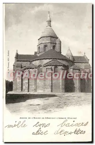 Ansichtskarte AK Abside De L'Eglise De Benevent L'Abbaye