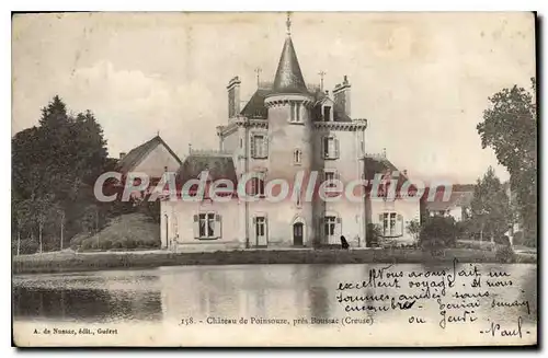 Ansichtskarte AK Chateau De Poinsouze Pr�s Boussac