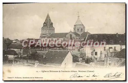 Cartes postales Benevent Eglise Et Batiments De I'Ancienne Abbaye