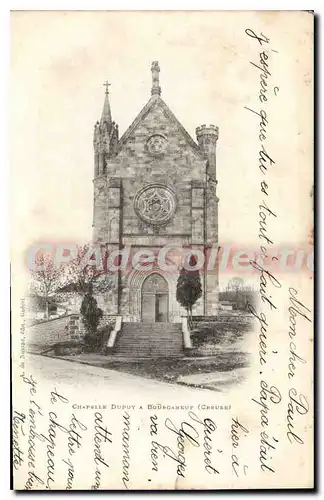 Cartes postales Chapelle Dupuy Bourganeuf