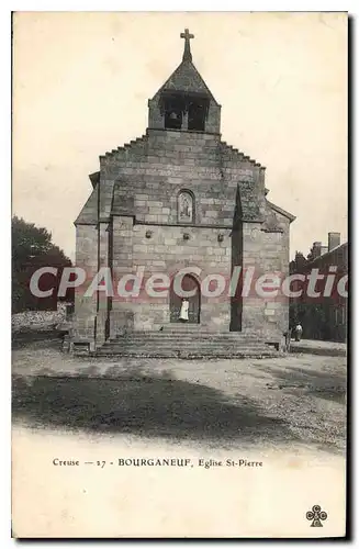 Ansichtskarte AK Bourganeuf Eglise St Pierre