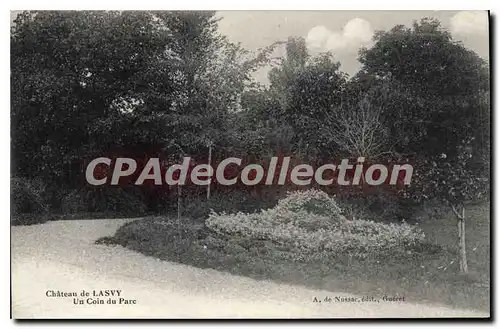 Cartes postales Chateau De Lasvy Un Coin Du Parc