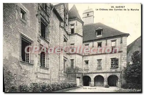 Ansichtskarte AK Gueret Le Chateau Des Comtes De La Marche