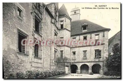 Cartes postales Gueret Le Chateau Des Comtes De La Marche
