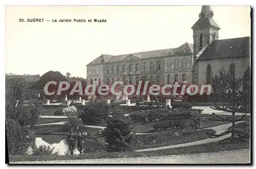 Cartes postales Gueret Le Jardin Public Et Musee
