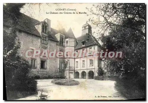 Cartes postales Gueret Le Chateau Des Comtes De La Marche