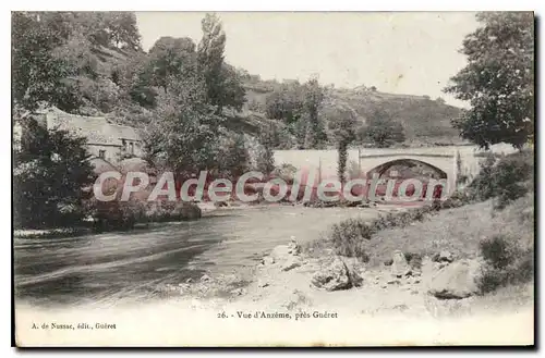 Cartes postales Vue D'Anzeme Pres Gueret