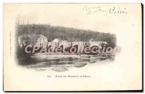 Cartes postales Moutier D'Ahun Pont