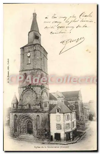 Cartes postales La Souterraine Eglise