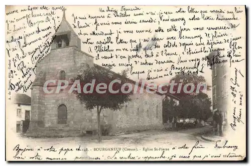 Ansichtskarte AK Bourganeuf Eglise St Pierre