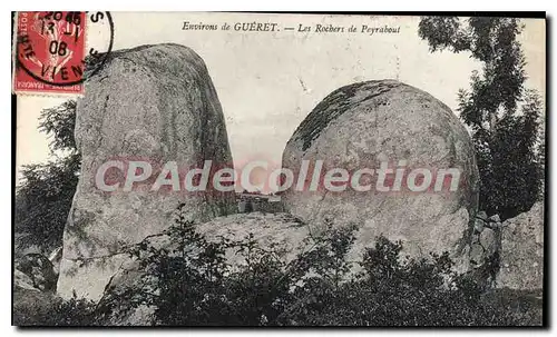 Cartes postales Gueret Les Rochers De Peyrabout