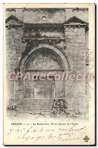 Cartes postales Creuse La Souterraine Porte Laterale De I'Eglise