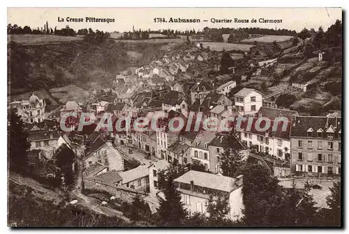 Ansichtskarte AK Aubusson Quartier Route De Clermont