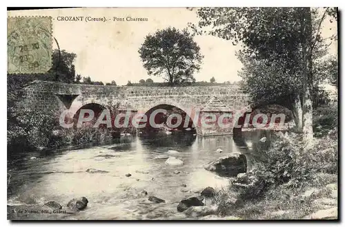 Cartes postales Crozant Pont Charreau