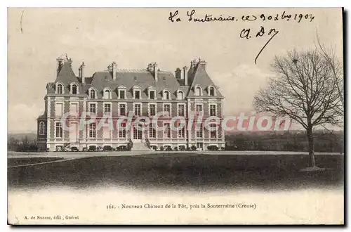 Cartes postales Nouveau Chateau De La Fot Pres La Souterraine