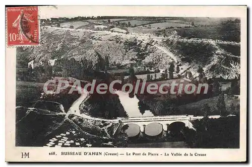 Cartes postales Busseau D'Ahun Le Pont De Pierre La Vallee De La Creuse