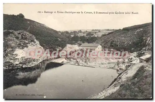 Ansichtskarte AK Barrage Et Usine Electrique Sur La Creuse � Bonnavaud Pres Gueret