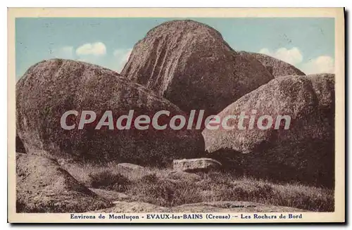 Cartes postales Evaux Les Bains Les Rochers De Bord