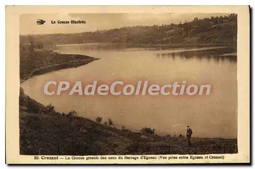 Ansichtskarte AK Crozant La Creuse Grousle Des Eaux Du Barrage D'Eguzon