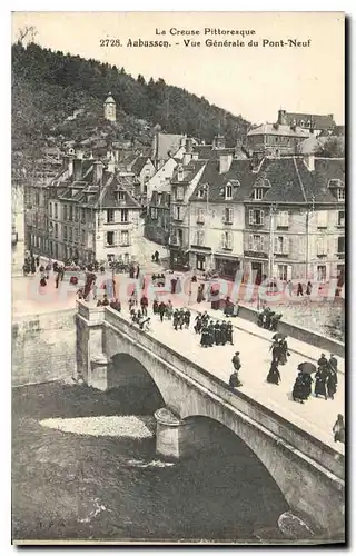 Cartes postales Aubusson Vue Generale Du Pont Neuf