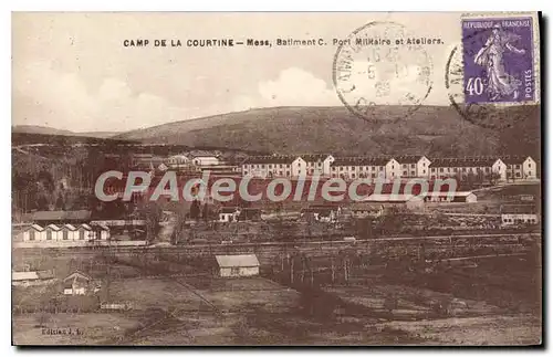 Cartes postales La Courtine Mess Batiment Port Milhaire Et Atellers