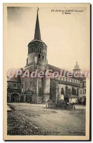 Cartes postales Evaux Les Bains L'Eglise