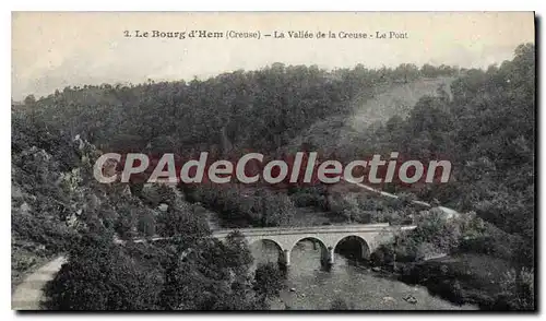 Cartes postales Le Bourg D'Hem La Vallee De La Creuse Le Pont