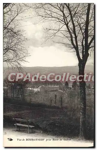 Cartes postales Bourganeuf Prise Route De Gueret