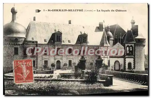 Cartes postales St Germain Beaupre La Facade Du Chateau